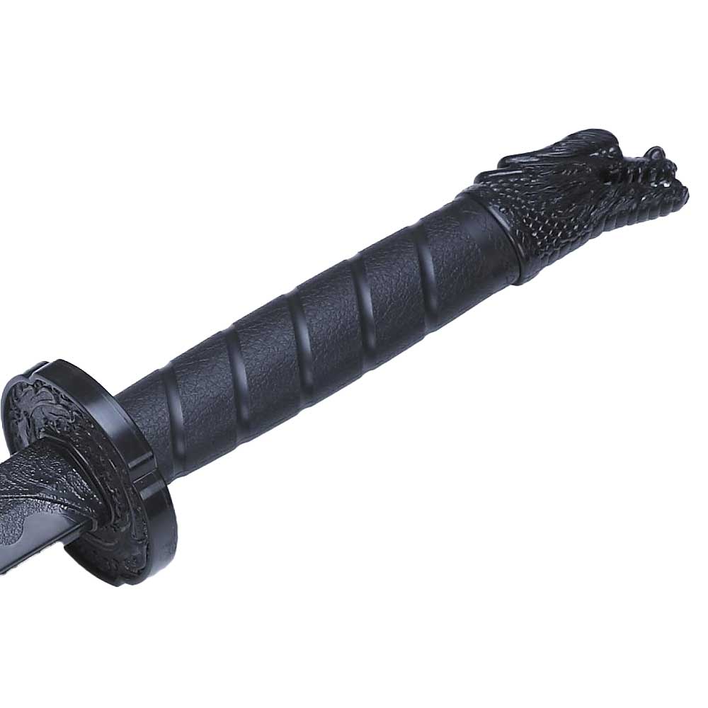 Black Polypropylene Full Contact Dragon Sword (E483)