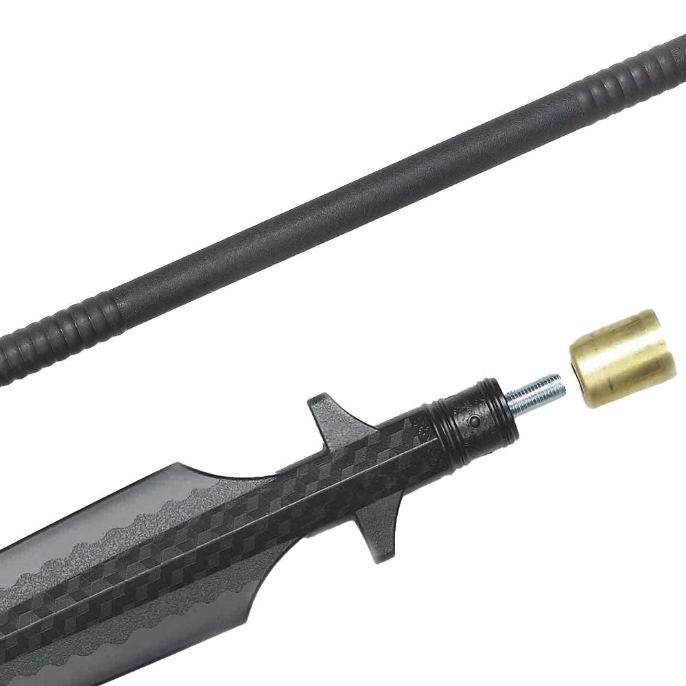 Black Polypropylene Full Contact Spear - S009 - Spear Head