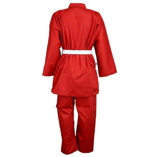 Deluxe 9oz Karate Polycotton Uniform : Red Adults