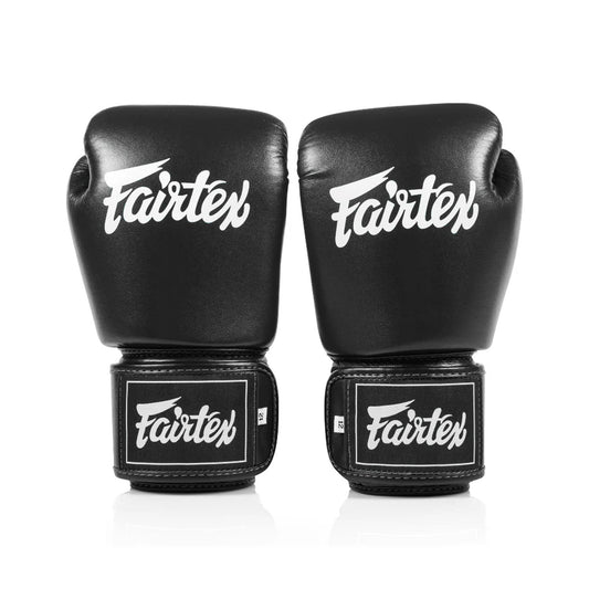 Fairtex BGV1C Black Universal Microfibre Boxing Gloves