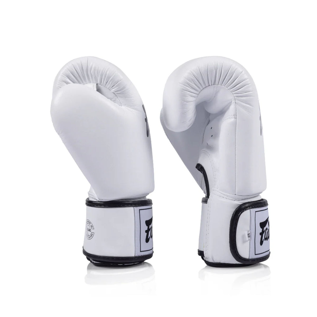 Fairtex BGV1C White Universal Microfibre Boxing Gloves