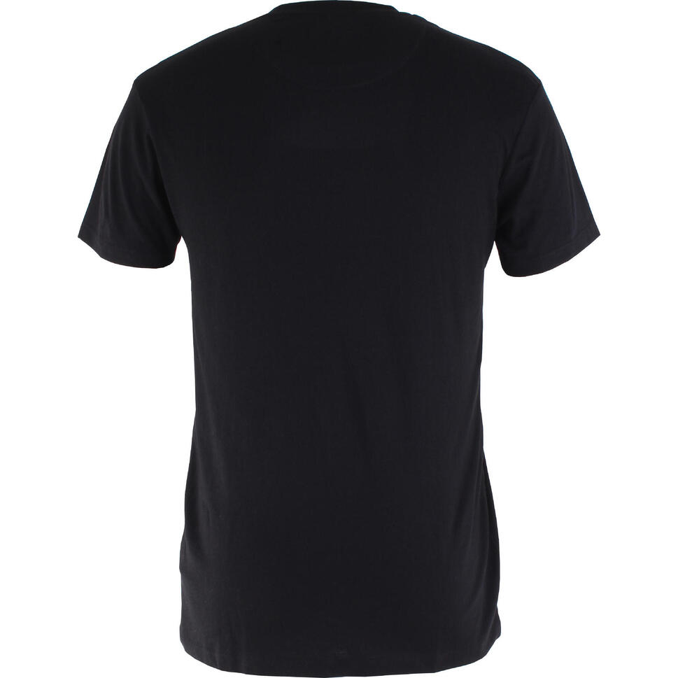 Bad Boy Camo Filled Logo T Shirt - Black