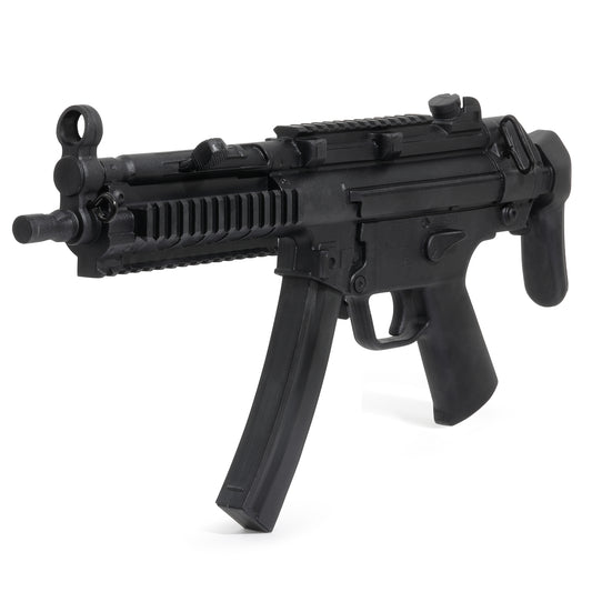 Realistic TP Rubber Sub Machine Training Gun : Black ( E432) 27"