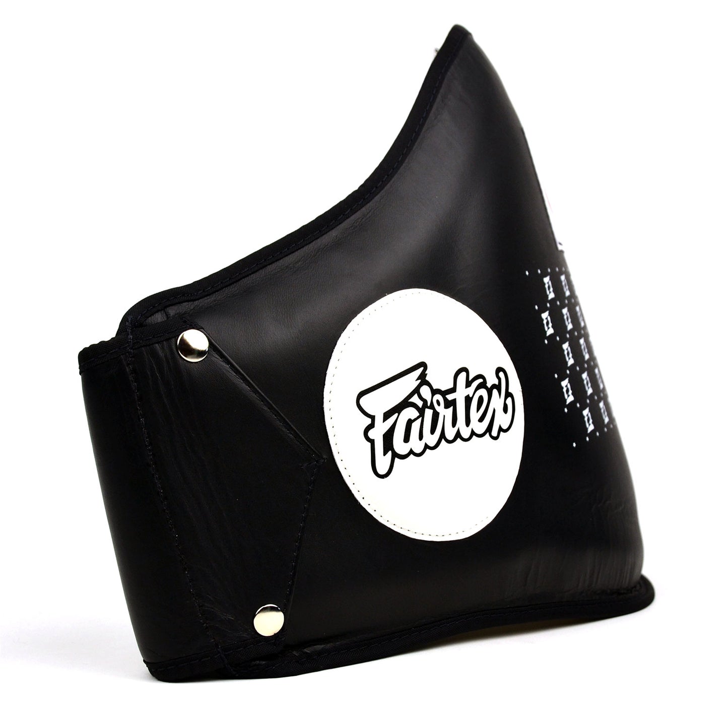 Fairtex BPV1 Leather Standard Belly Pad - All Black