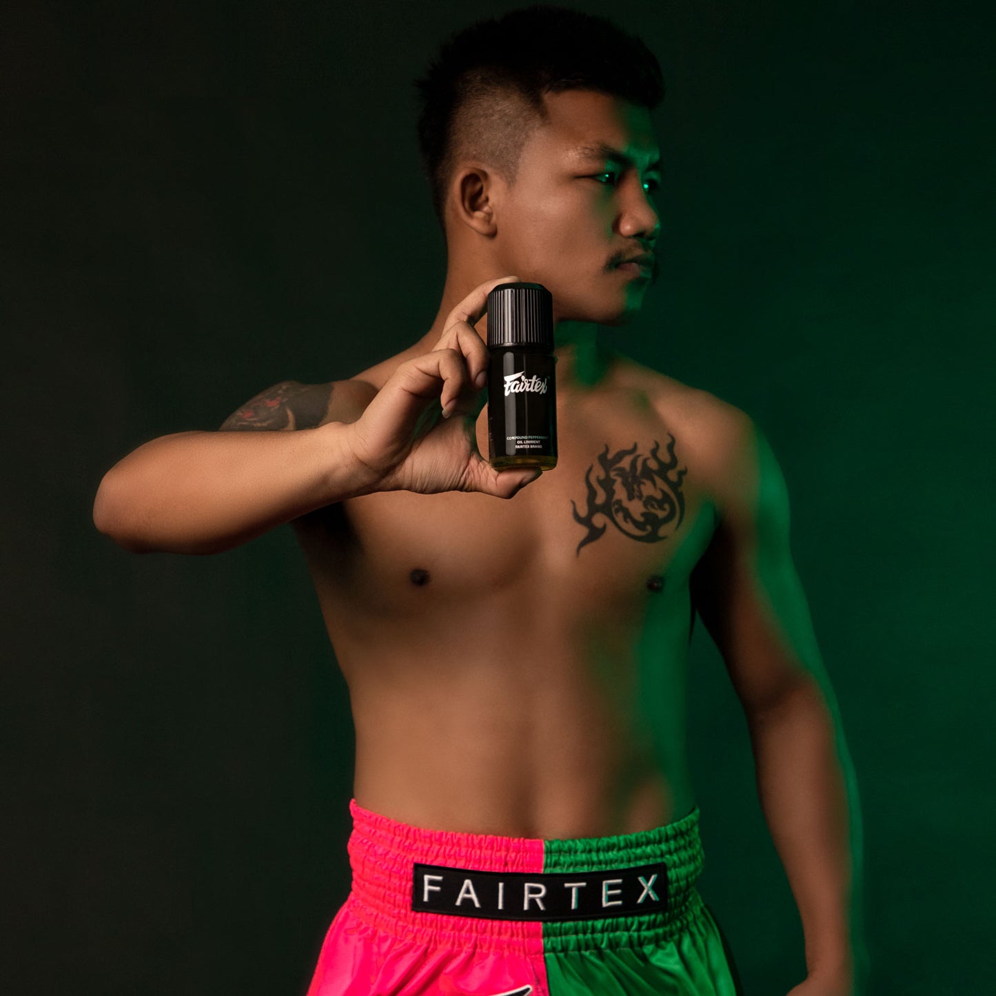Fairtex BL6 Muay Thai Liniment Oil 100ml - Peppermint Scent
