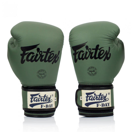 قفازات الملاكمة من الألياف الدقيقة Fairtex BGV11 F Day - أخضر