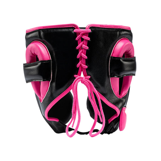 Fly Knight X Boxing Head Guard - Black/Pink