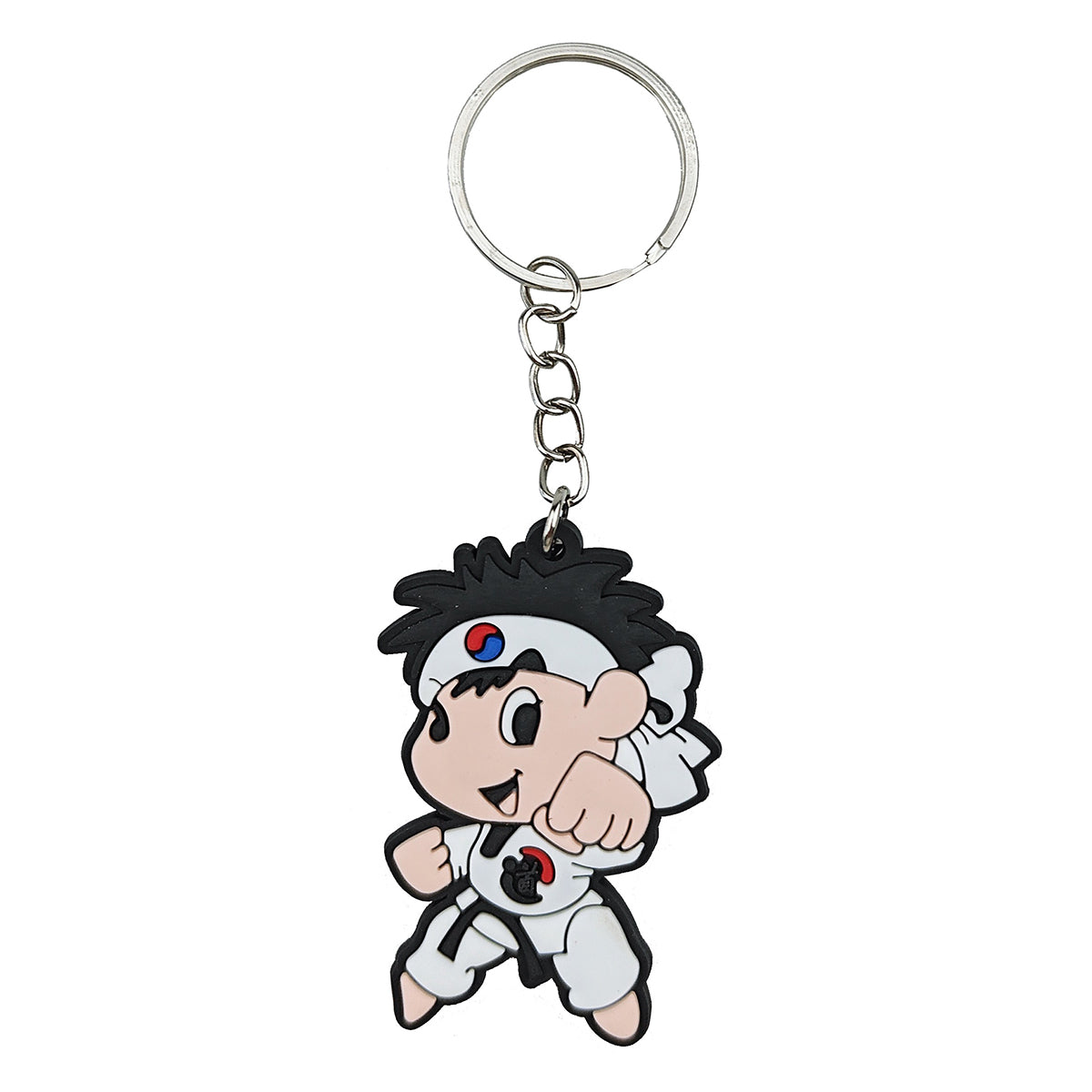 Childrens Taekwondo Rubber Key Chain ( H552 )
