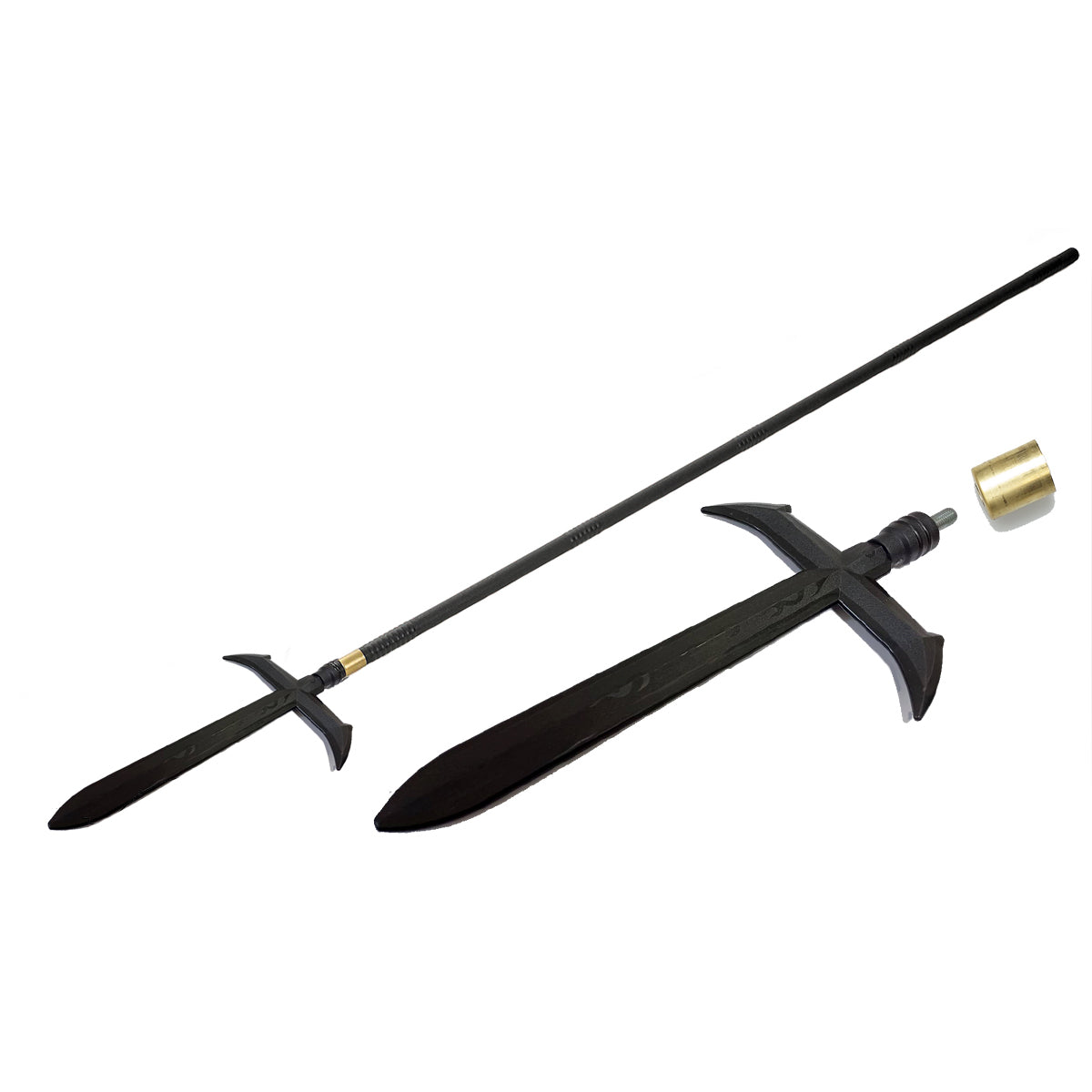 Black Polypropylene Full Contact Japanese Cross Head Only