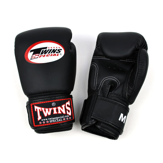Twins BGVS Childrens Synthetic Boxing Gloves - Black