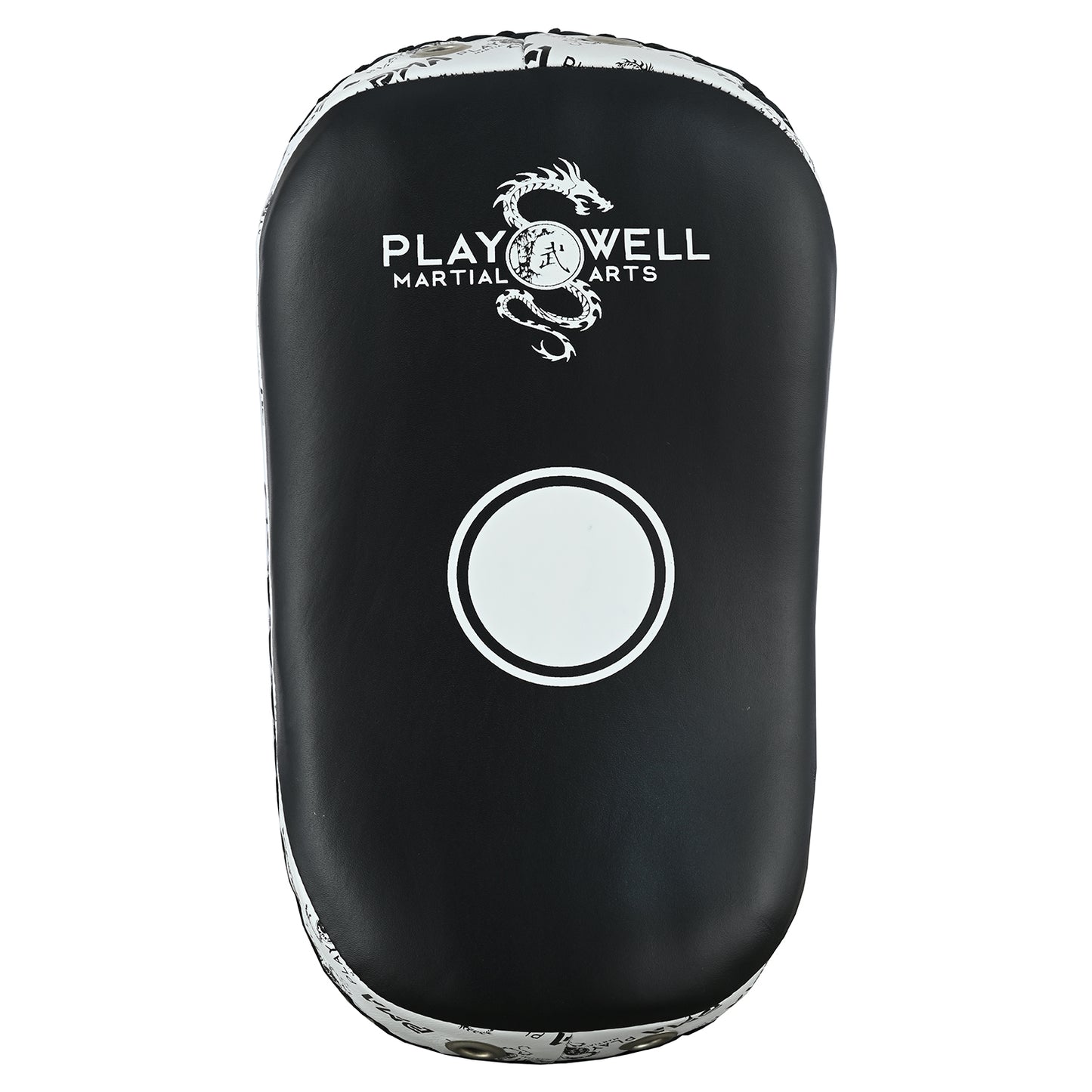 Playwell Elite "Logos V2" Leather Curved Thai Pad - Pair