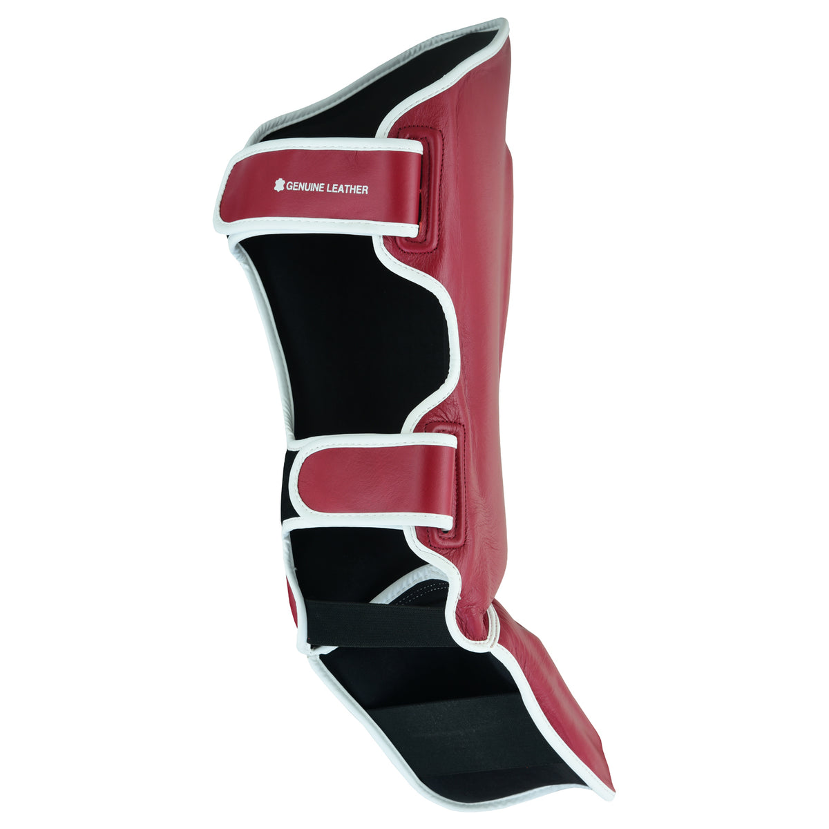 Playwell "Maroon Series" Leather Muay Thai Shin Instep Guards -