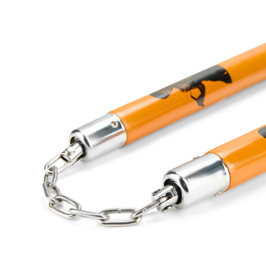 Yellow Bruce Lee Nunchaku Wooden NR-038