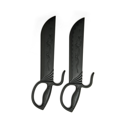 Black Polypropylene Dragon Wing Chun Knives