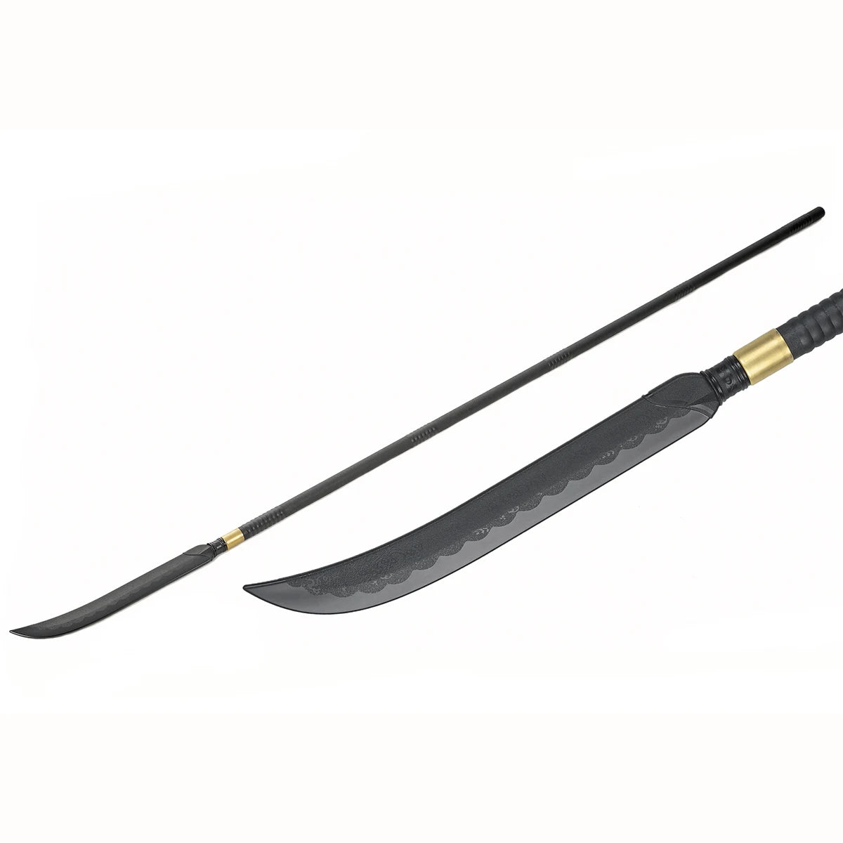 Black Polypropylene Full Contact Long Pole Naginata Stick