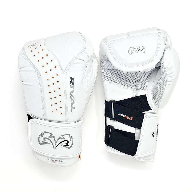قفازات الملاكمة Rival Boxing RB10 Intelli Shock Bag - أبيض