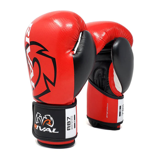 قفازات الملاكمة Rival Boxing RB7 Fitness Plus Bag Gloves - أحمر