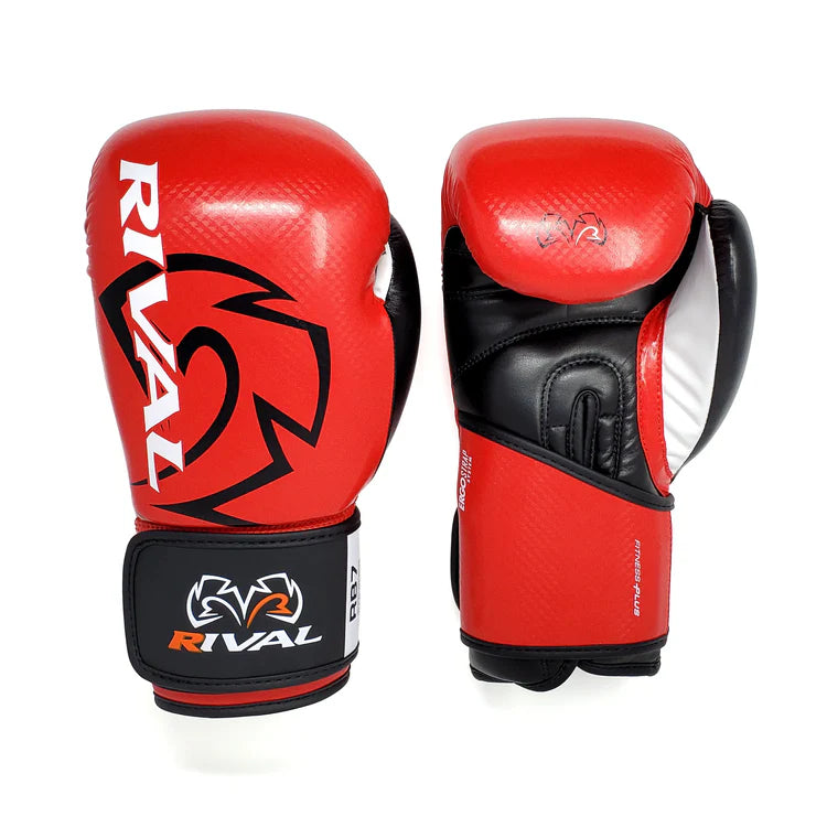 قفازات الملاكمة Rival Boxing RB7 Fitness Plus Bag Gloves - أحمر