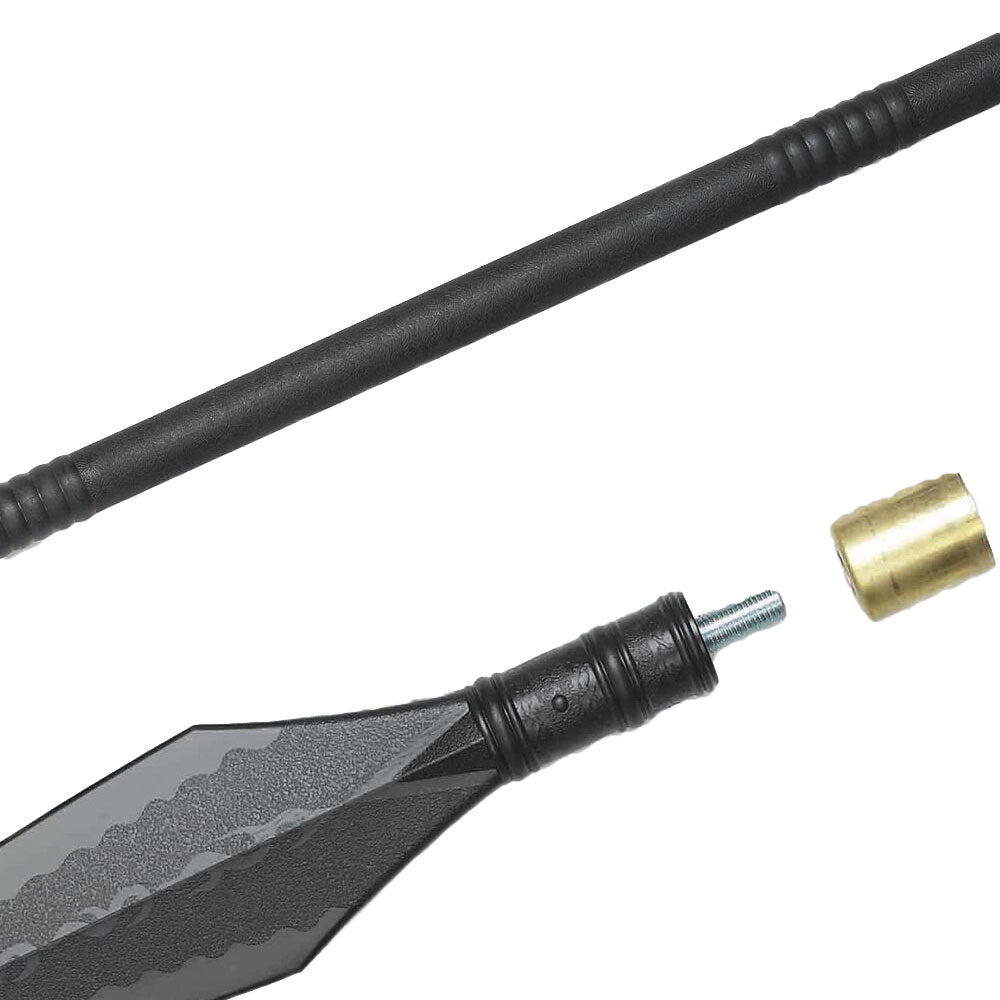 Black Polypropylene Full Contact Long Pole Spear Stick - S009
