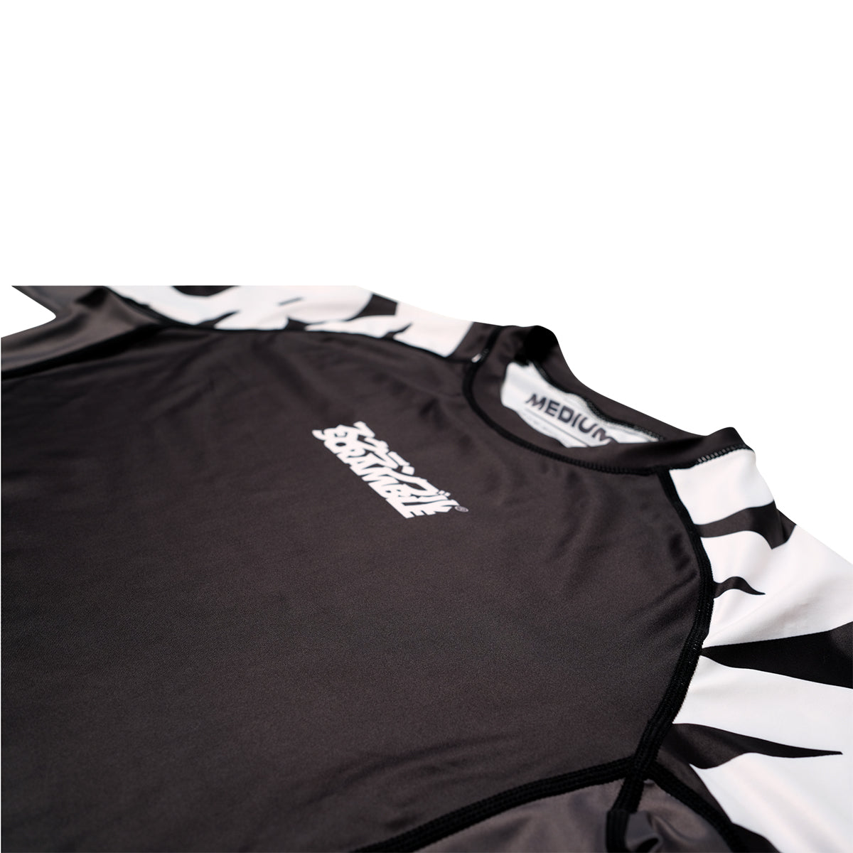 Scramble Baka Short Sleeve Rash Guard - Black