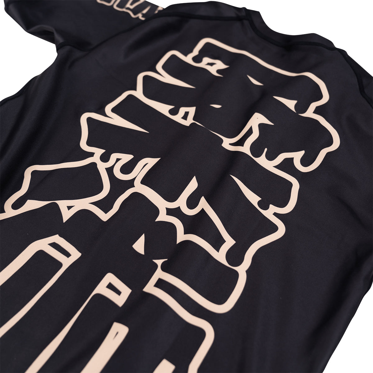 Scramble Drip Logo Short Sleeve Rash Guard