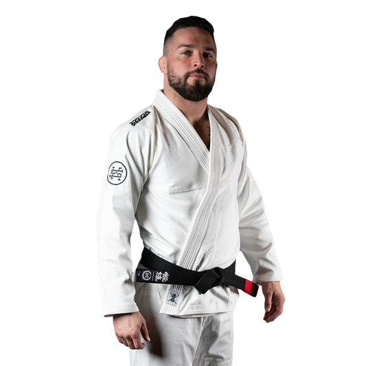 يتبارى مصير BJJ جيو جيتسو جي - أبيض