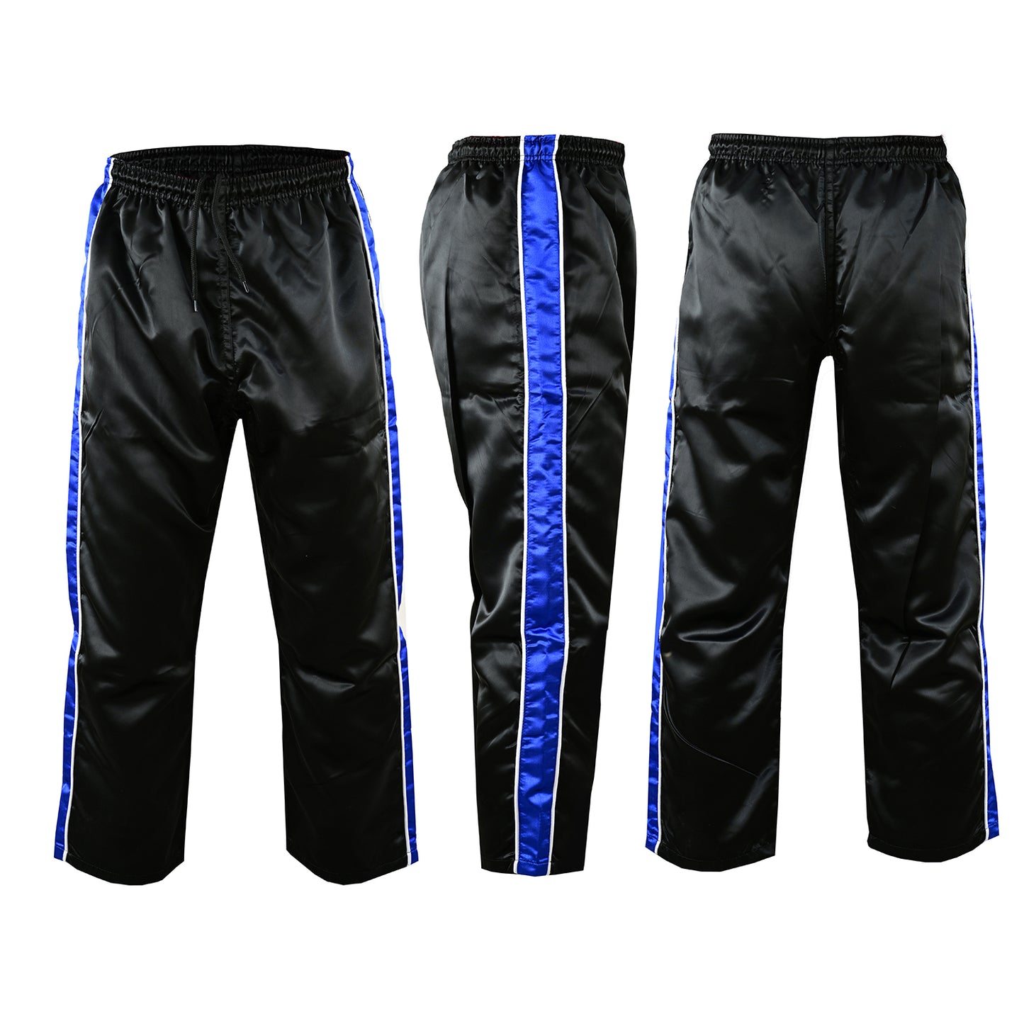 Full Contact Competition Striped Trousers - Black/Blue - NEW