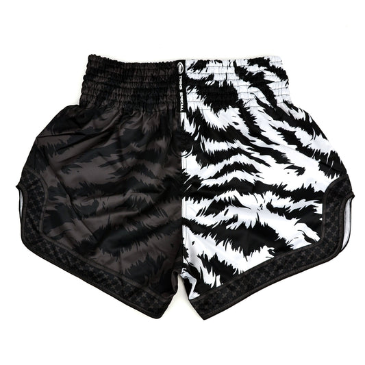 Twins Jungle Muay thai Shorts - Black/White
