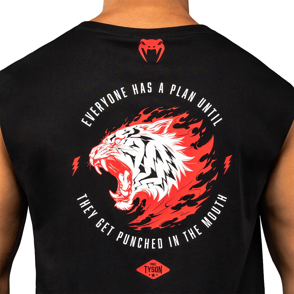 Venum x Mike Tyson Tiger Sleeveless T-Shirt - Deep Black