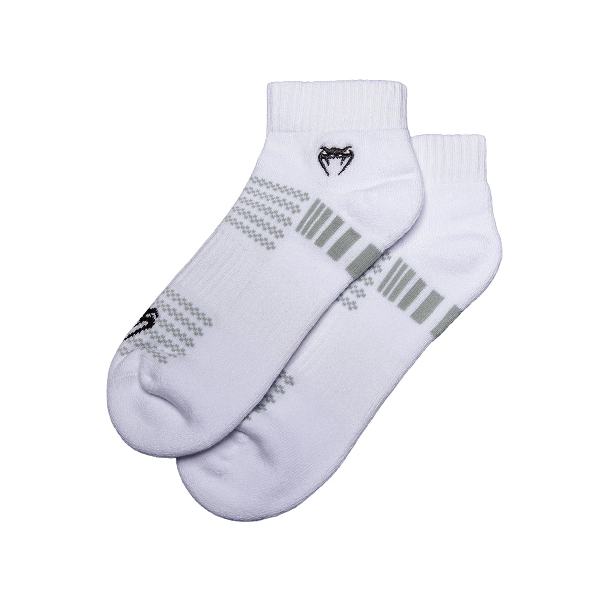Venum Vector Ankle Socks 3 Pack - ( Large Size ) - White/Grey