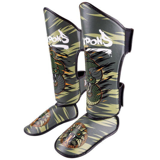 8 Weapons Kids Viper Muay Thai Shin Guards