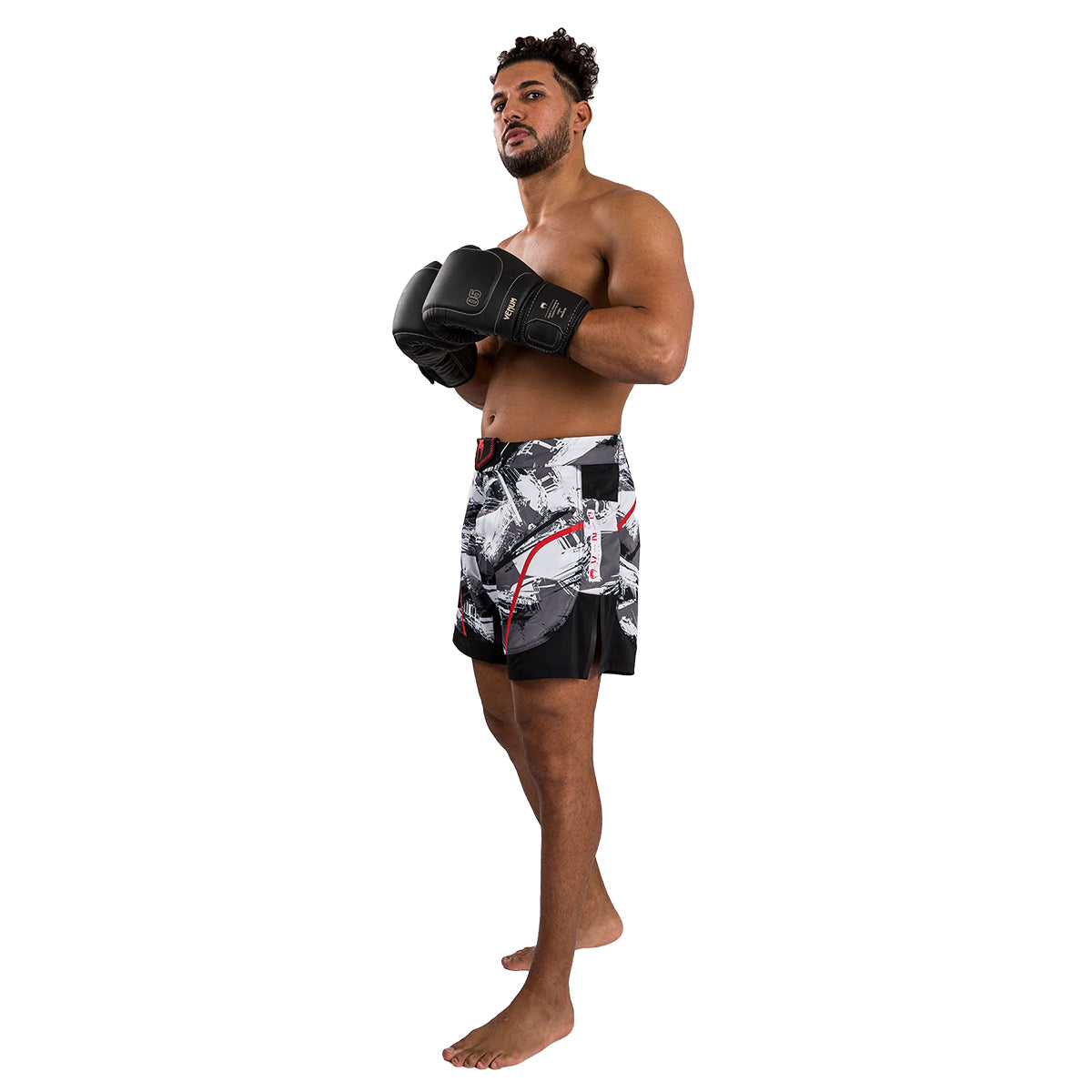 Venum Electron 3.0 MMA Fight Shorts - Camo Grey