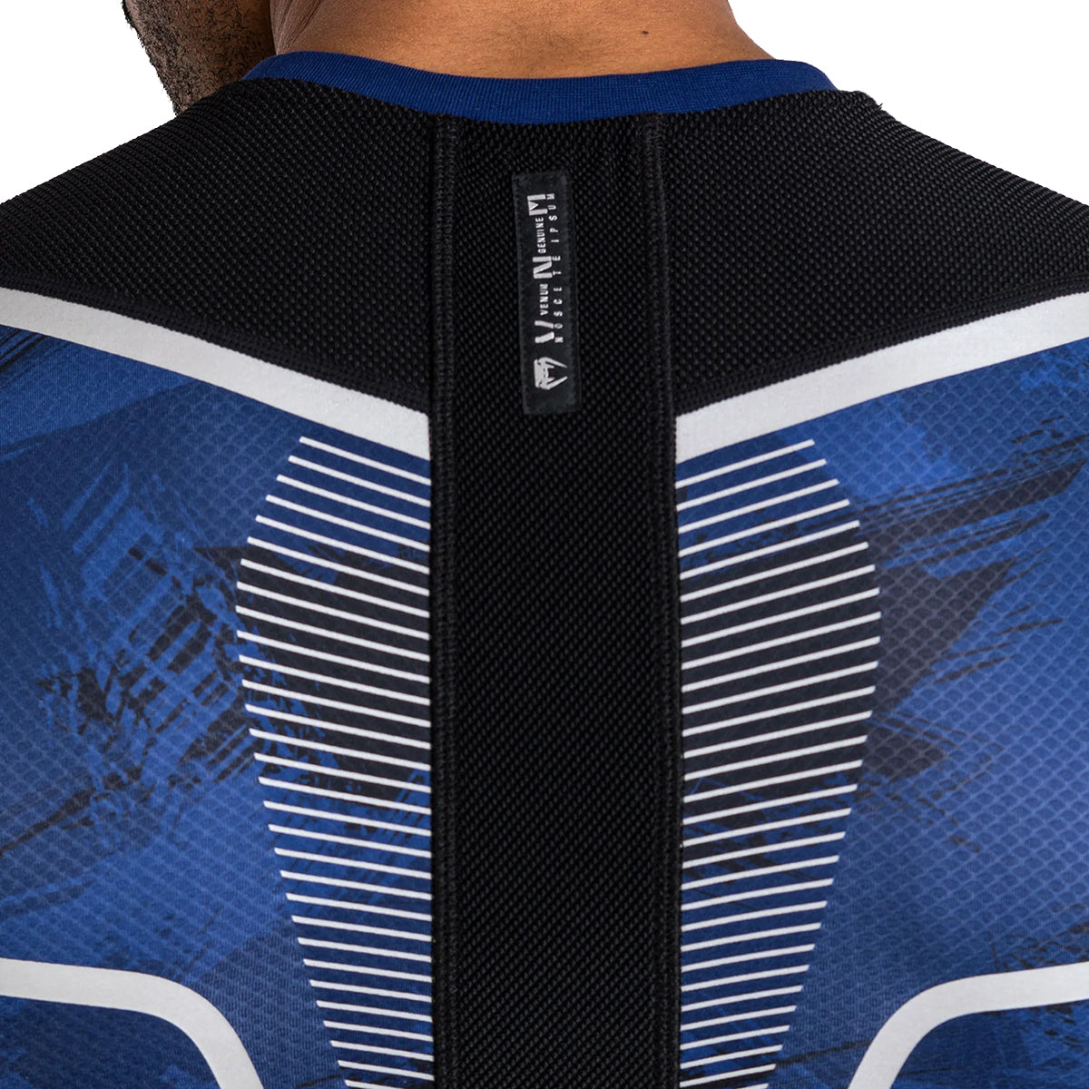 Venum Electron 3.0 MMA Short Sleeve Rashguard - Camo Blue