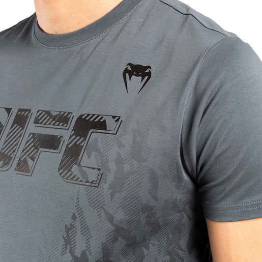 تيشيرت Venum x UFC الأصلي لأسبوع القتال - رمادي