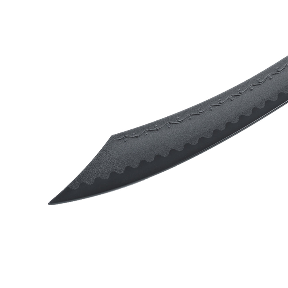 Black Polypropylene Curved Sword - W214