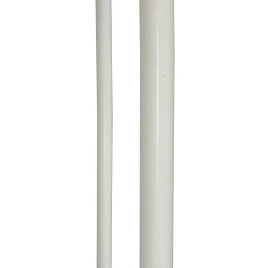 Bo Staff White Waxed Tapered Both End - 60"