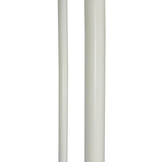 Bo Staff White Waxed Tapered Both End - 60"