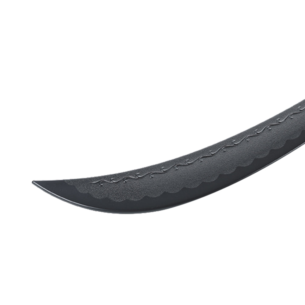 Black Polypropylene Curved Sword - W215