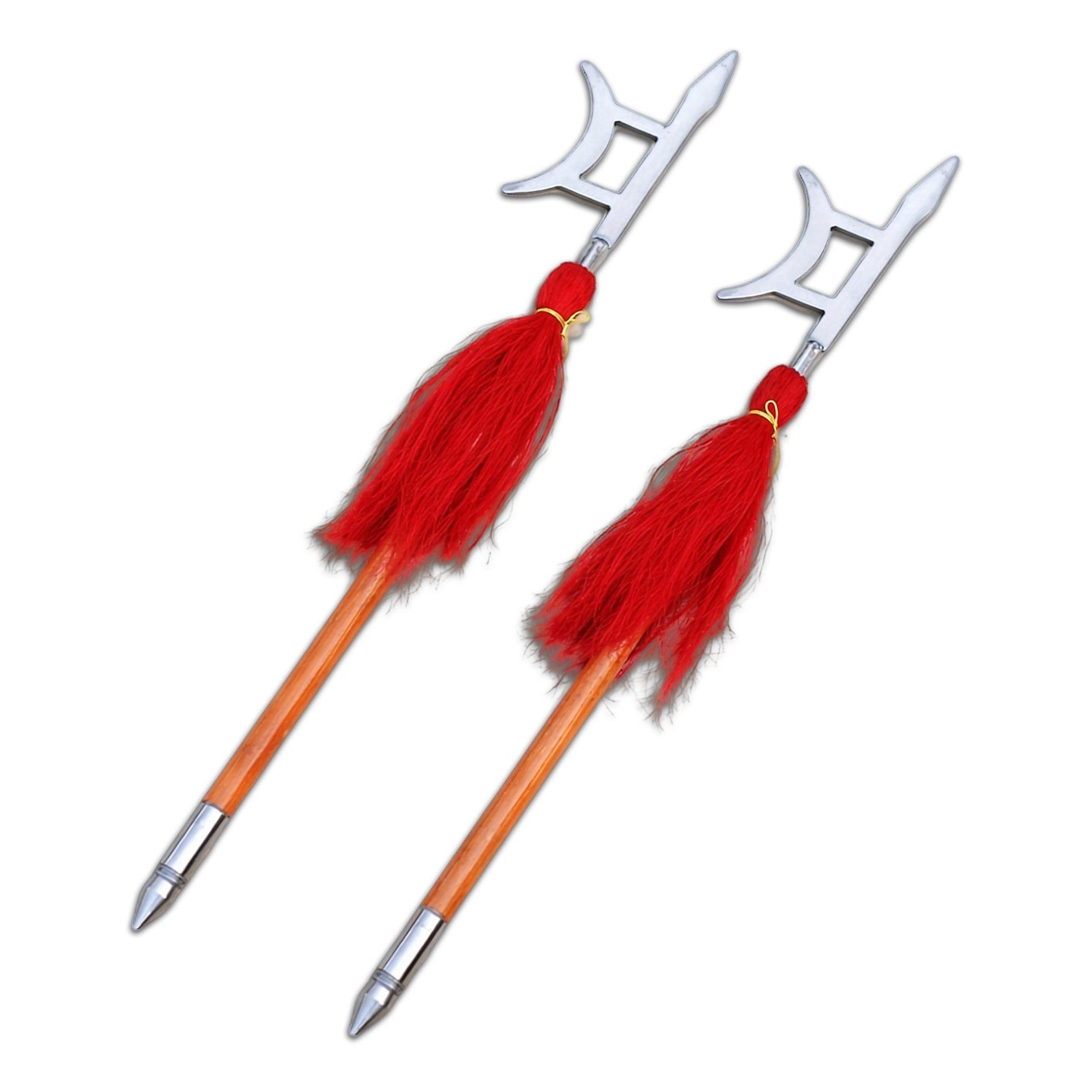 Wushu Double Halberd Short Sticks Pair - PRE ORDER