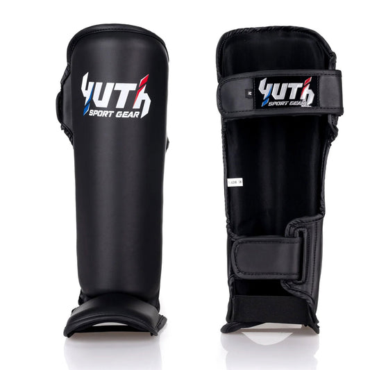 Yuth Signature Muay Thai Shin Pads - Black