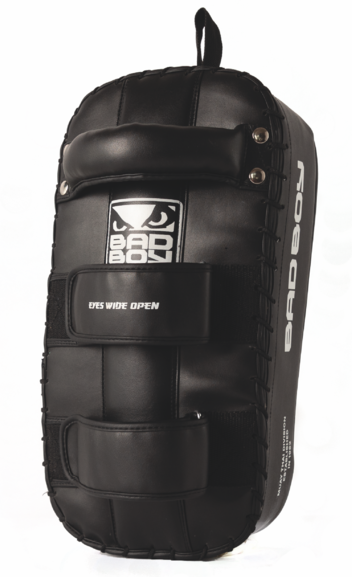 Bad Boy Premium Muay Thai Kick Pad - Black/White ( Singles )