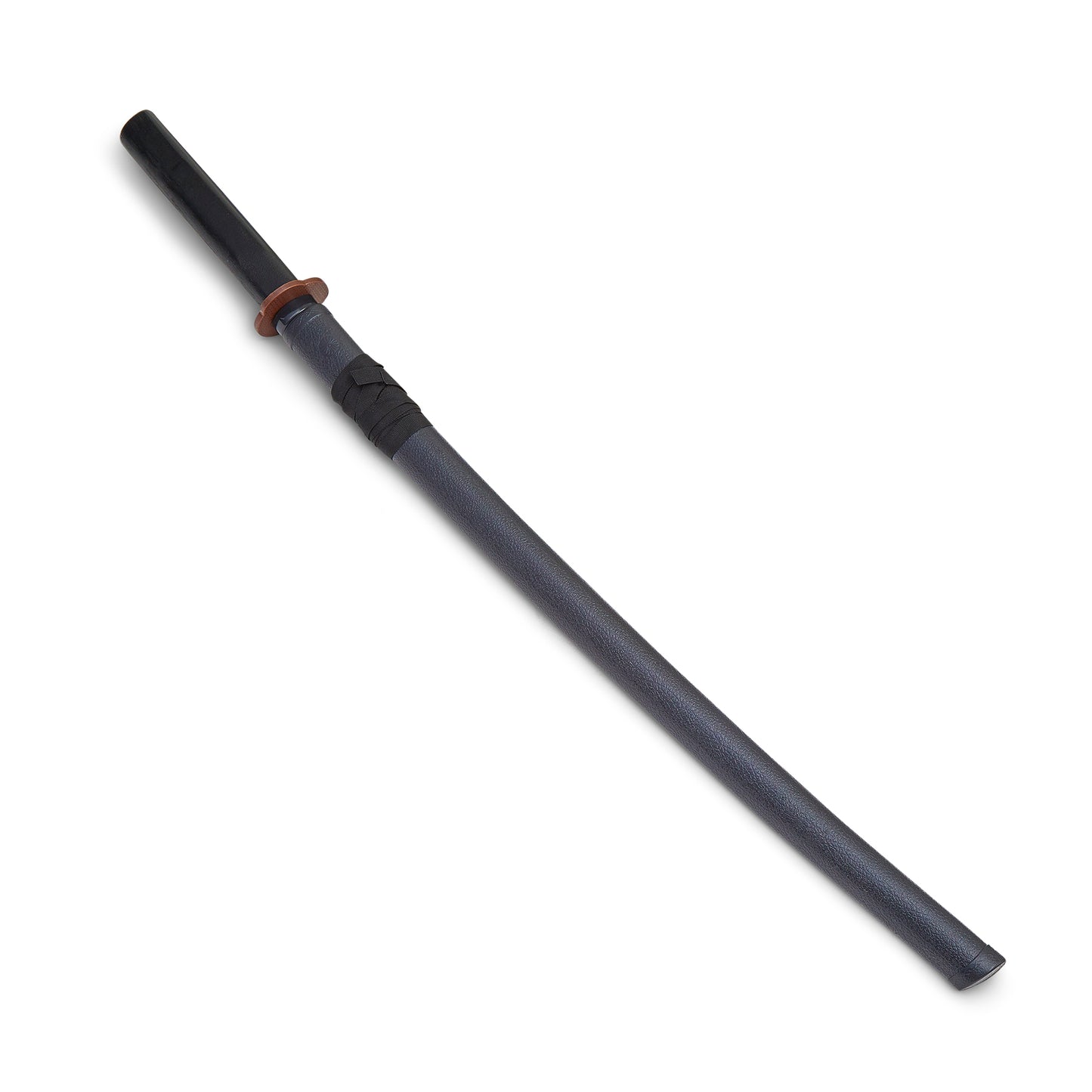 Wooden Bokken Black - With Free Plastic Scabbard