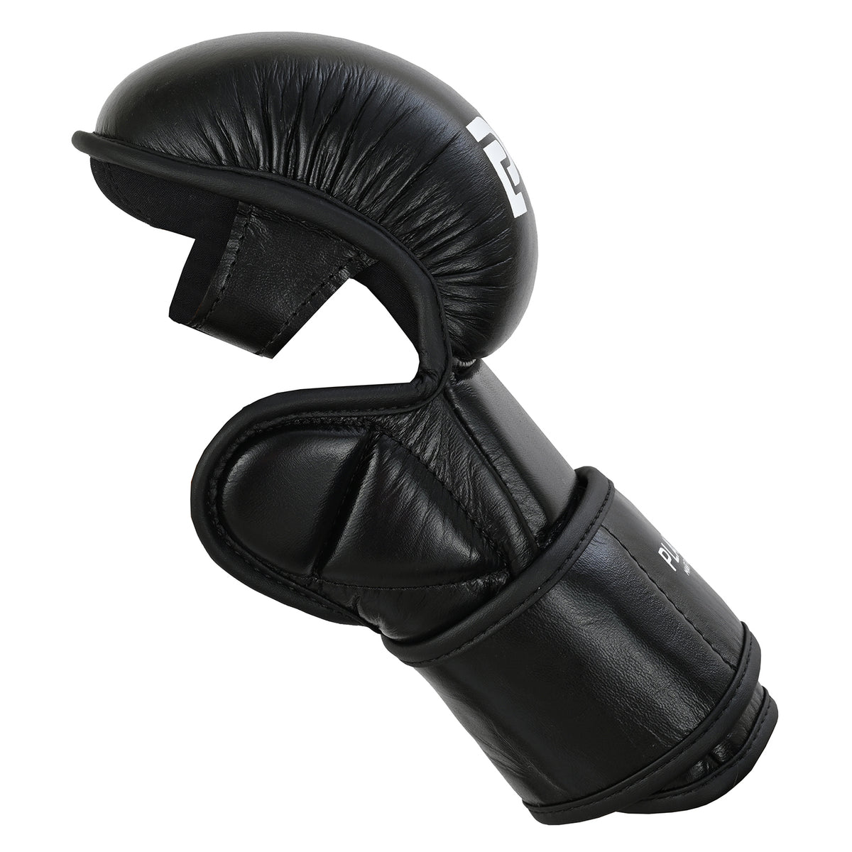 Playwell Elite MMA Sparring 7oz Fight Gloves - Black