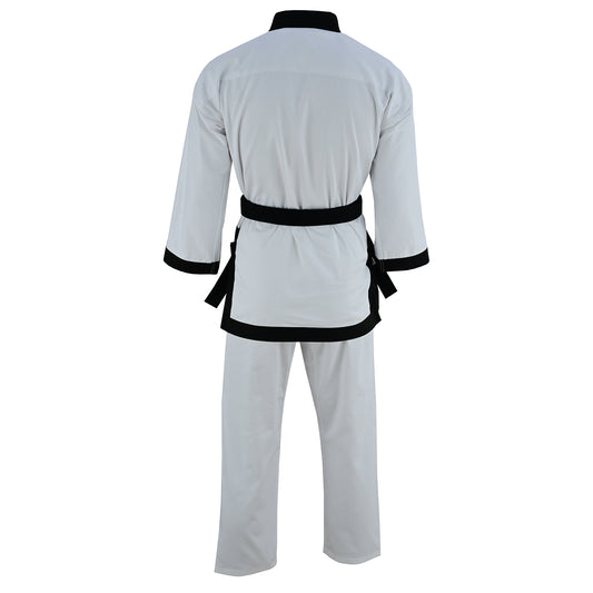 Tang Soo Do Adults Medium Weight 10oz Black Trim Uniform