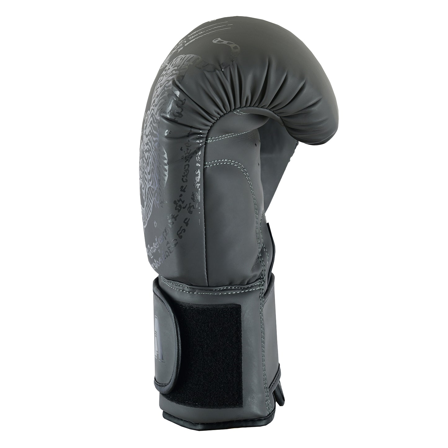 Playwell Matte "Twin Tiger" Boxing Gloves - Grey