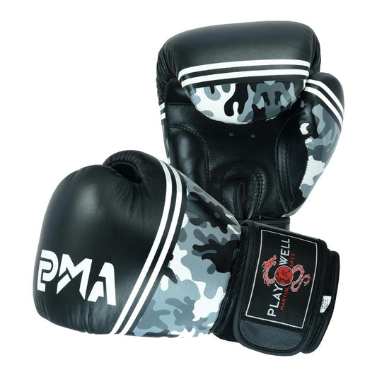 Elite Leather Classic Camo Boxing Gloves