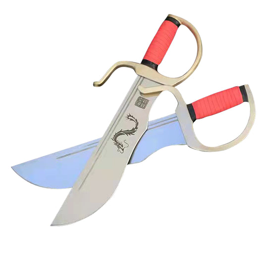 Masters Hand Forged Deluxe Dragon Curved Blade Wing Chun Knives