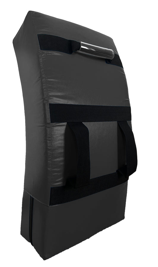 Deluxe Vinyl Black Curved Shield - Large