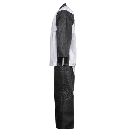 Elite Splice V-Neck Team Uniform - White/Black