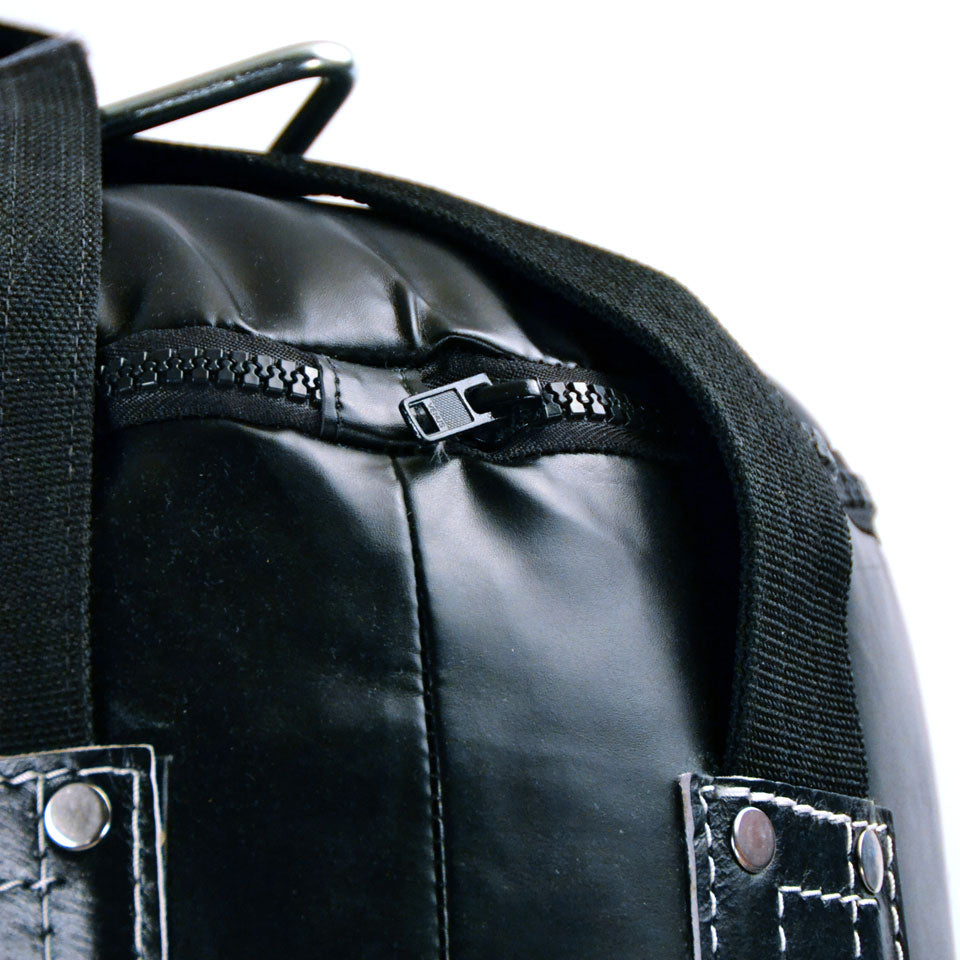 Fairtex Muay Thai 6ft Banana Punch Bag - Black (Filled 36-42kg)